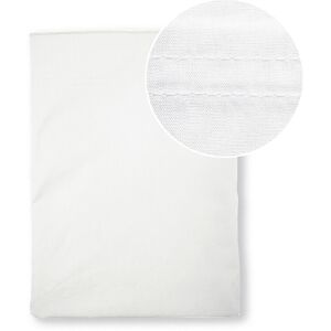 Garnier Thiebaut Drap plat percale de coton 90 fils/cm² blanc 180x290