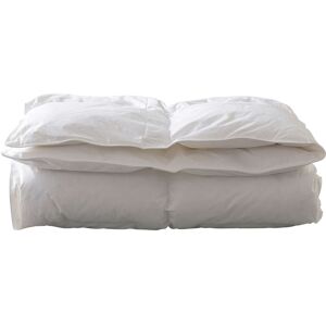 Carre Blanc Couette hiver duvet et microfibre blanc 240 x 220 cm