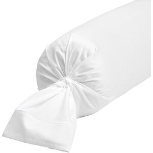 Anne de Solene Taie de traversin satin blanc 43x210 cm