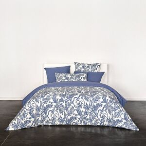 Anne de Solene Parure de lit percale blanc 140x200 + 65x65 cm