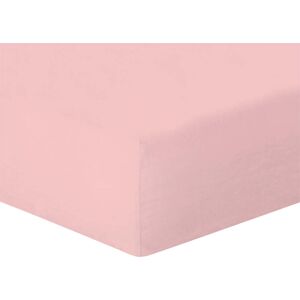 Febronie Drap housse lin lave 140x190x30 rose