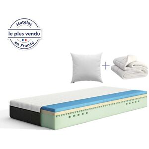 Emma Matelas Pack 90x200 - Matelas Original + Couette + Oreiller Nuage