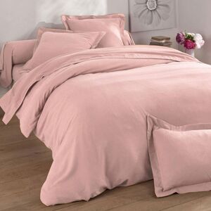 Becquet Housse de couette 240x220 rose poudre en coton