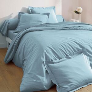 Becquet Housse de couette 260x240 bleu glacier en coton