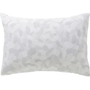 A demain Lot de 2 taies d'oreiller bicolore en coton gris 50x70