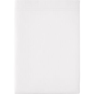 Essix Drap plat en percale de coton blanc 240x300