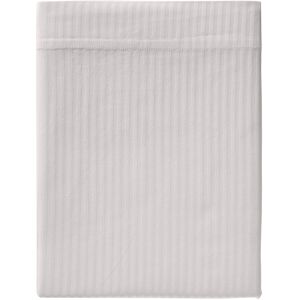 Essix Drap plat en satin de coton gris 180x290