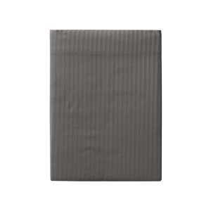 Essix Drap plat en satin de coton gris 270x300
