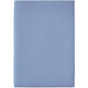 Essix Drap plat en percale de coton bleu olympe 240x300