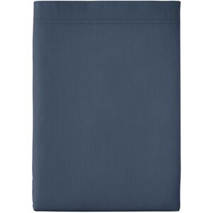 Essix Drap plat en percale de coton bleu nuit 180x290