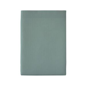 Essix Drap plat en percale de coton vert agave 270x300