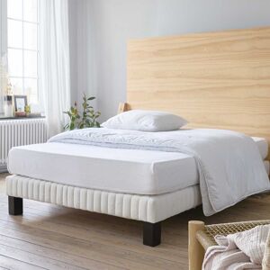 Essix Protege-matelas en coton enduit blanc 200x200