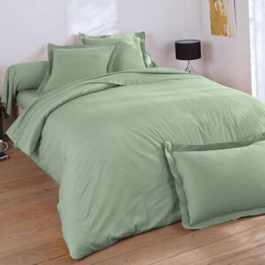 Becquet Housse de couette 240x220 vert jade en coton