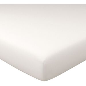 Becquet Drap-housse grand bonnet 180x200x32 blanc en lin