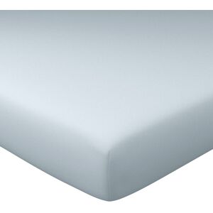 Becquet Drap-housse grand bonnet 160x200x40 gris perle en coton