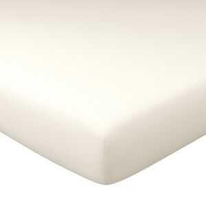 Becquet Drap-housse grand bonnet 180x200x32 blanc craie en lin