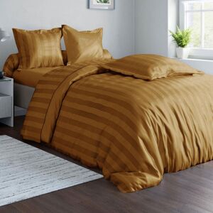 Becquet Housse de couette 240x220 marron caramel en coton