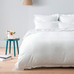 Cotton & Co Housse de couette coton blanc 200 x 200 cm