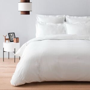 Cotton & Co Parure de lit coton blanc 200 x 200 cm