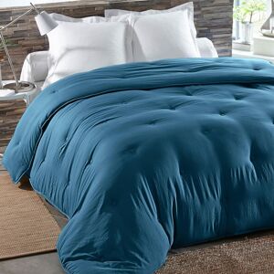 Becquet Couette chaude 260x240 bleu canard en polyester