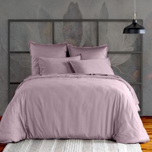 Housse De Reve Housse de couette satin de coton unie 220x240 cm