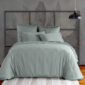 Housse De Reve Housse de couette satin de coton unie 220x240 cm