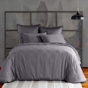 Housse De Reve Housse de couette satin de coton unie 220x240 cm