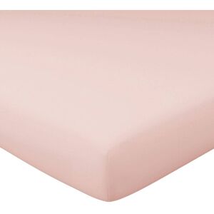 Becquet Drap-housse en coton rose nude 140x190x28cm - Publicité Becquet Drap-housse en coton rose nude 140x190x28cm - Publicité