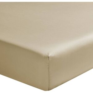 Alexandre Turpault Drap housse en satin de coton désert 200x200 - Publicité Alexandre Turpault Drap housse en satin de coton désert 200x200 - Publicité