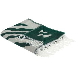 Beliani Couverture en acrylique vert 180x130cm - Publicité Beliani Couverture en acrylique vert 180x130cm - Publicité