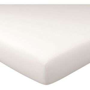 Becquet Drap-housse grand bonnet en coton blanc 140x200x40cm - Publicité Becquet Drap-housse grand bonnet en coton blanc 140x200x40cm - Publicité
