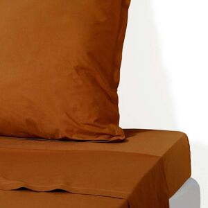 Febronie Drap plat percale de coton caramel 240x300 - Publicité Febronie Drap plat percale de coton caramel 240x300 - Publicité