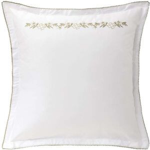 Alexandre Turpault Taie d'oreiller en satin de coton blanc 65x65 - Publicité Alexandre Turpault Taie d'oreiller en satin de coton blanc 65x65 - Publicité