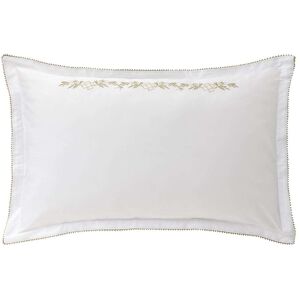 Alexandre Turpault Taie d'oreiller en satin de coton blanc 50x75 - Publicité Alexandre Turpault Taie d'oreiller en satin de coton blanc 50x75 - Publicité