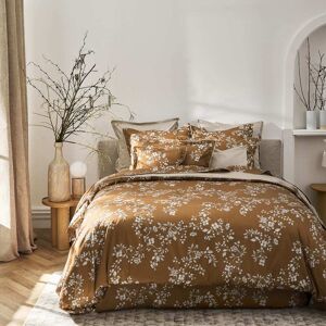 Alexandre Turpault Housse de couette en satin de coton orange 260x240 - Publicité Alexandre Turpault Housse de couette en satin de coton orange 260x240 - Publicité