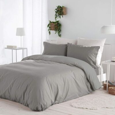 Housse de duvet gris NAF NAF - 260x240 cm - Publicité Housse de duvet gris NAF NAF - 260x240 cm - Publicité
