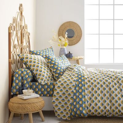 Origin Housse de couette en lyocell bleu 260x240 - Publicité Origin Housse de couette en lyocell bleu 260x240 - Publicité