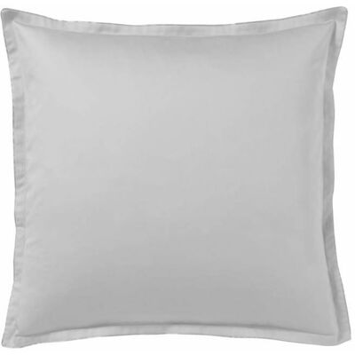 Alexandre Turpault Taie d'oreiller en satin de coton argent 65x65 - Publicité Alexandre Turpault Taie d'oreiller en satin de coton argent 65x65 - Publicité
