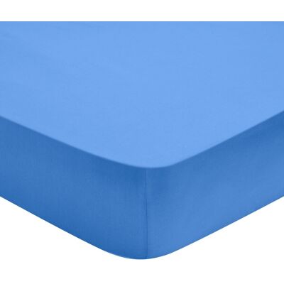 Dodo Drap housse percale lazuli 140x190 cm - Publicité Dodo Drap housse percale lazuli 140x190 cm - Publicité