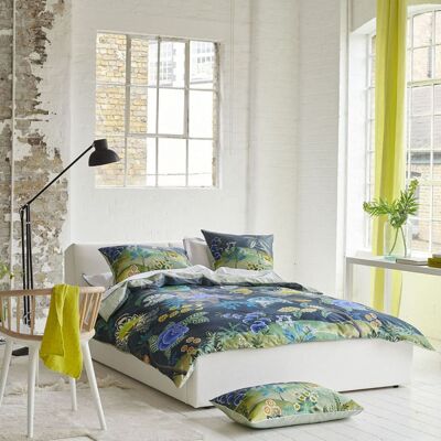 Designers Guild Housse de couette imprimée en percale multicolore 240x220 - Publicité Designers Guild Housse de couette imprimée en percale multicolore 240x220 - Publicité