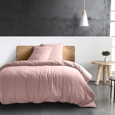 Baton Rouge Housse de couette gaze de coton rose lotus 240x220 cm - Publicité Baton Rouge Housse de couette gaze de coton rose lotus 240x220 cm - Publicité