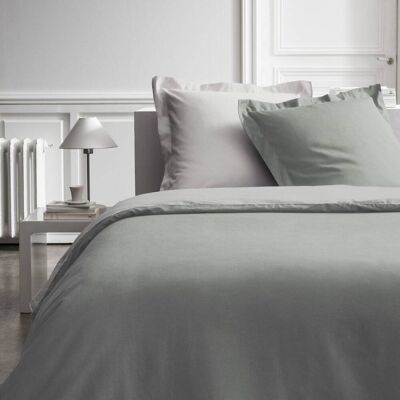 Today Parure de lit 2 personnes bicolore coton 260x240cm beige - Publicité Today Parure de lit 2 personnes bicolore coton 260x240cm beige - Publicité
