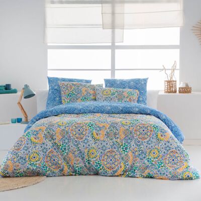Naf Naf Housse de couette réversible en coton 240x220 cm multicolore - Publicité Naf Naf Housse de couette réversible en coton 240x220 cm multicolore - Publicité