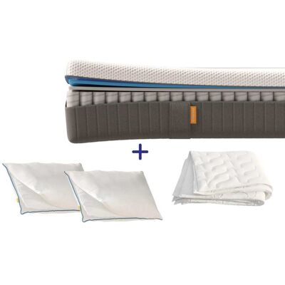Emma Pack matelas et oreiller nuage et couette 140x200 - Publicité Emma Pack matelas et oreiller nuage et couette 140x200 - Publicité