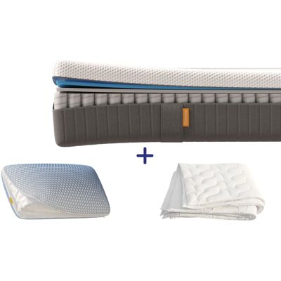 Emma Pack matelas et oreiller orginal confort elite et couette 90x200 - Publicité Emma Pack matelas et oreiller orginal confort elite et couette 90x200 - Publicité