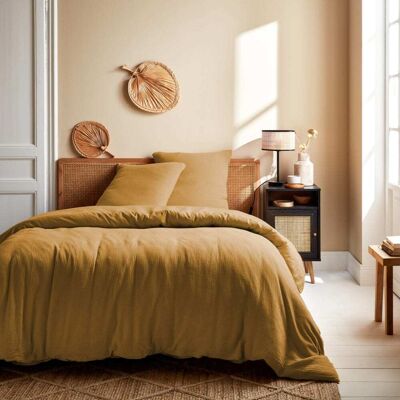 Alix - GasaAlgodónMiel - Miel - Duvet Cover - Publicité Alix - GasaAlgodónMiel - Miel - Duvet Cover - Publicité