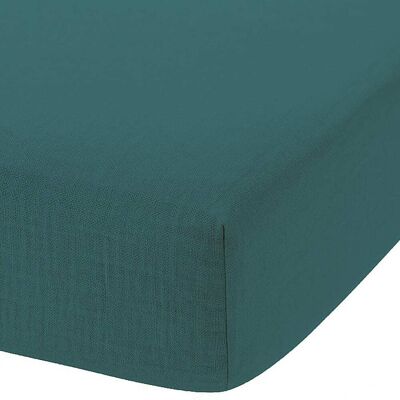 Home collection Drap housse en gaze de coton canard 180x200 cm - Publicité Home collection Drap housse en gaze de coton canard 180x200 cm - Publicité