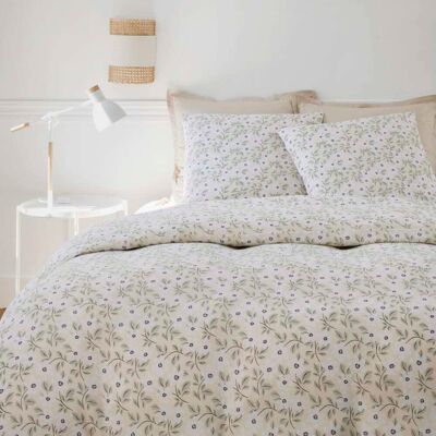 Baton Rouge Parure housse de couette coton imprimée + 2 taies 260x240 cm - Publicité Baton Rouge Parure housse de couette coton imprimée + 2 taies 260x240 cm - Publicité