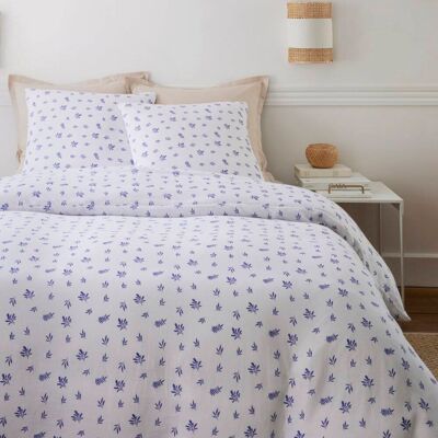 Baton Rouge Parure housse de couette coton imprimée + 2 taies 240x220 cm - Publicité Baton Rouge Parure housse de couette coton imprimée + 2 taies 240x220 cm - Publicité