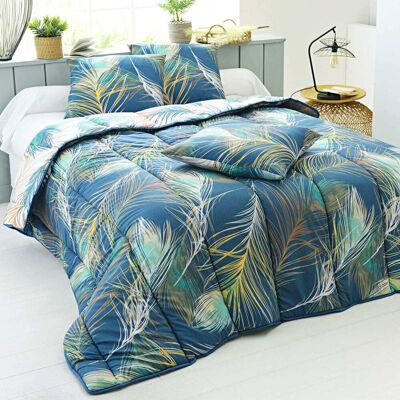 Becquet Couette chaude en polyester bleu 200x200cm - Publicité Becquet Couette chaude en polyester bleu 200x200cm - Publicité